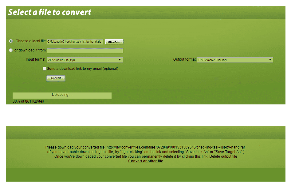 convert rar to pdf online